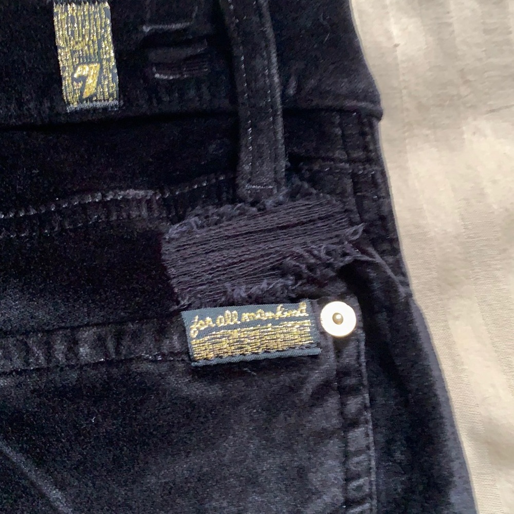 7 for all mankind velvet jeans size 31